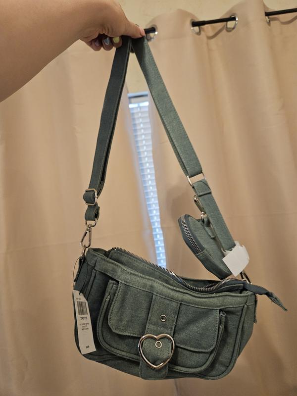 【りこ】é Heart pouch shoulder strap bag JQWSVE Cute Heart Shaped Purse for Women Faux Leather Heart