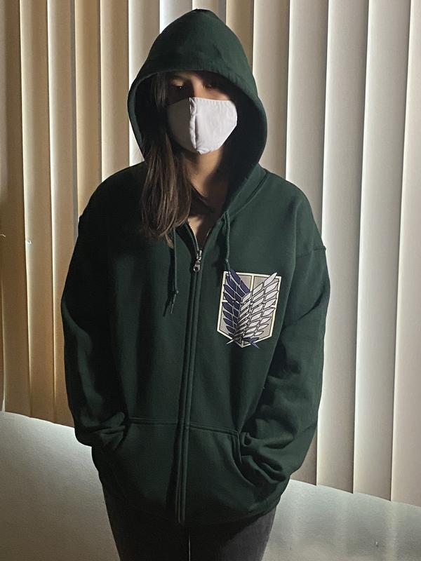 Attack on titan hoodie hot topic sale