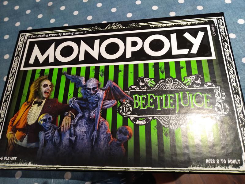 Beetlejuice Board Game SEALED UNOPENED FREE SHIPPING MONOPOLY 