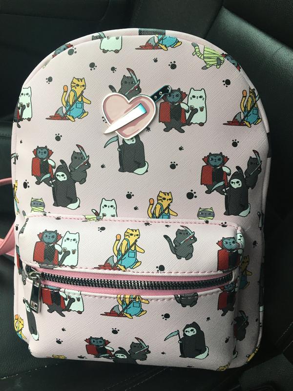 Hot Topic Cats in Costumes Backpack White Kawaii Cat Mini Backpack | Hot Topic main image 3
