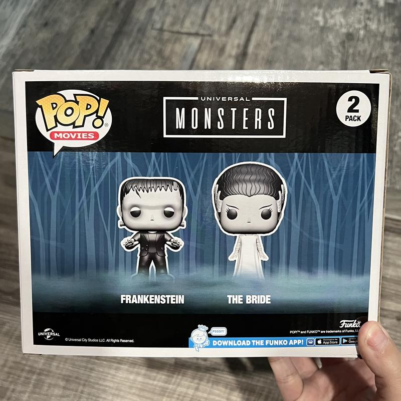 FUNKO - FUNKO POP!  モンスターズ　フランケンシュタインの花嫁  2pack Pop! Frankenstein & The Bride 2-Pack
