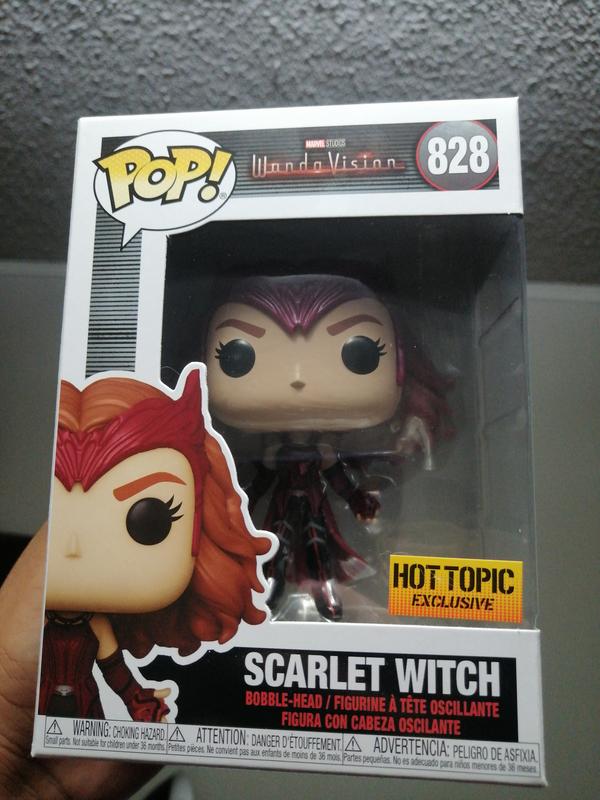 Funko Pop! Marvel Scarlet Witch Blacklight - WandaVision - Figurine Vinyle 9,5 Cm - Collection