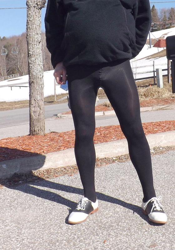 Hot Topic Black Opaque Tights