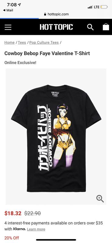 Cowboy Bebop Faye Valentine T-Shirt | Hot Topic