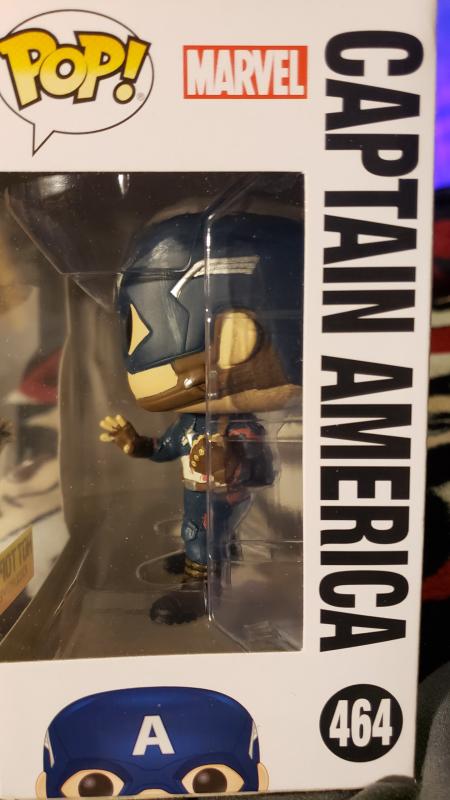 Funko Pop Marvel Avengers 464 Captain America Hot Topic Exclusive Viny –  Farpoint Toys