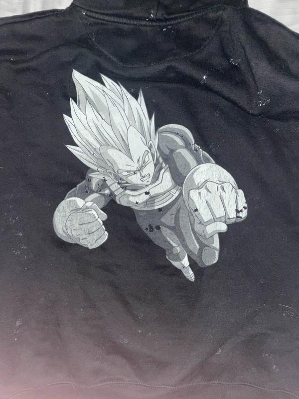 Dragon Ball Z Goku Vegeta Splatter Hoodie Hot Topic