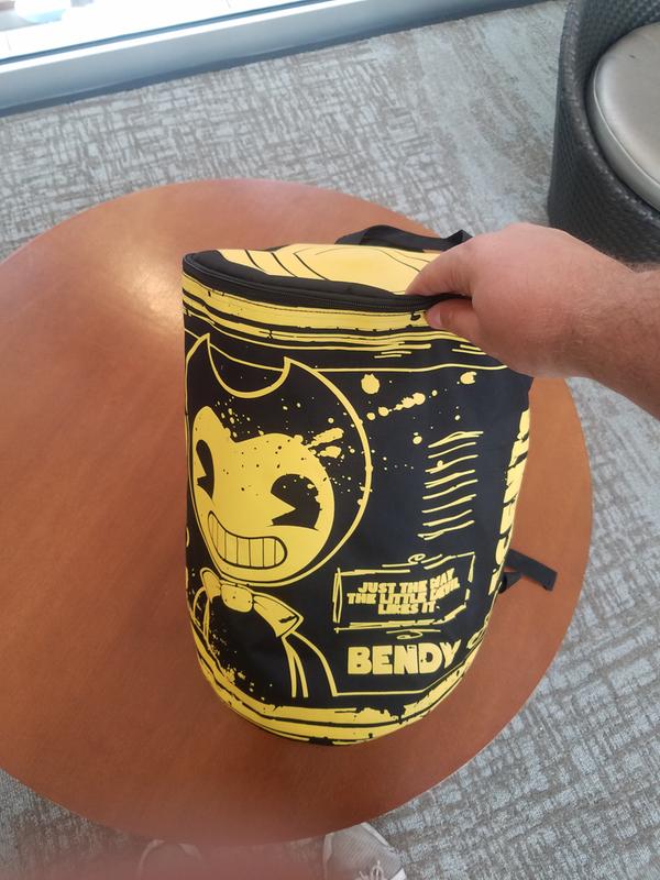 Bendy And The Ink Machine Briar Label Bacon Soup Can Backpack Hot Topic