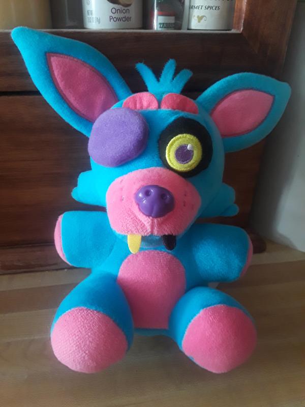 Blue cheap foxy plush