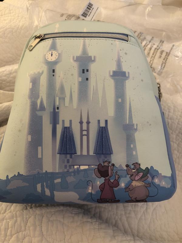 WDW 50th Anniversary Cinderella Castle Loungefly Mini Backpack Walt