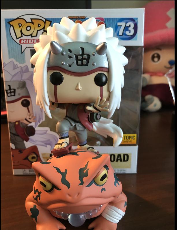 Funko Pop Desenho/Animação - Naruto Shippuden - Jiraya On Toad 73 (Hot  Topic)