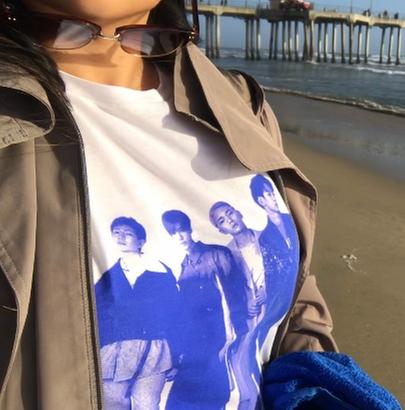 SHINee Blue Print T-Shirt | Hot Topic