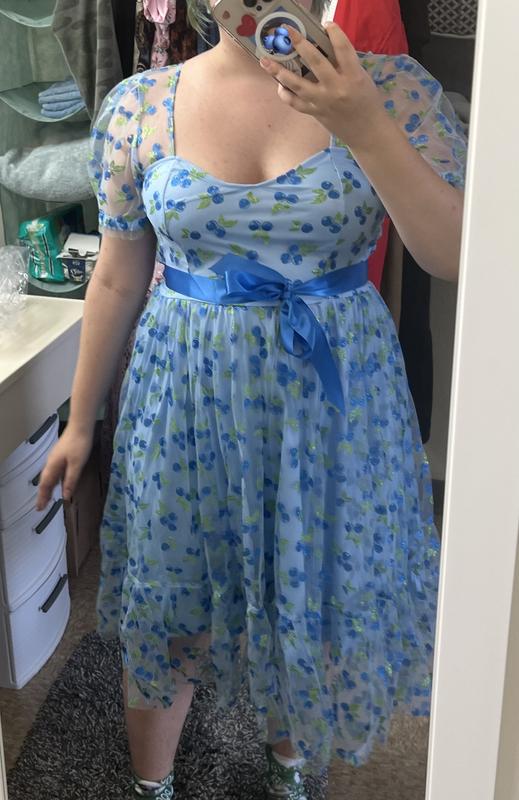 hot topic blue dress RHINESTONE STRAP HEM DRESS IN BLUE- SIS LABEL NEW STYLE DRESS FREE SHIPPING  DRESS NEW LOOK DRESSES SALE – sis label main image 1