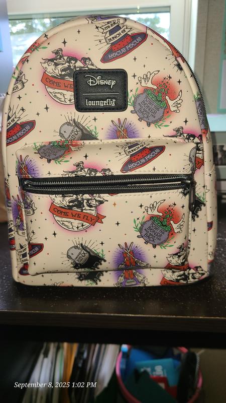 Loungefly Disney Hocus Pocus Tattoo Icons Mini Backpack  display picture 1