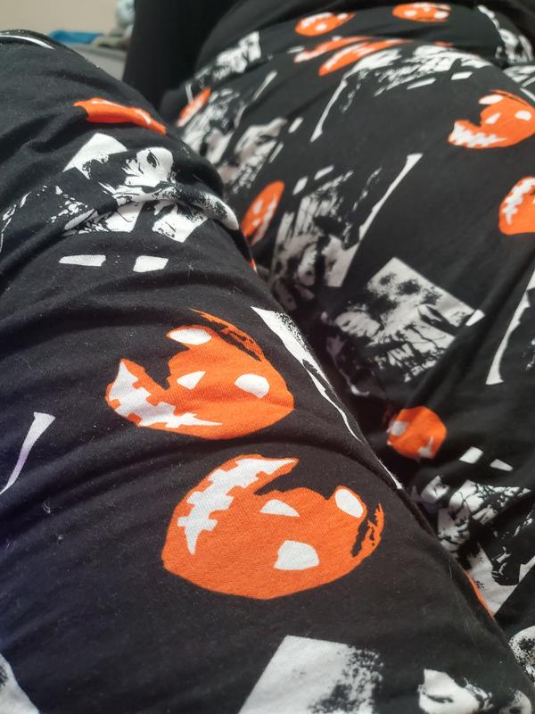 Halloween Michael Myers & Pumpkin Pajama Pants