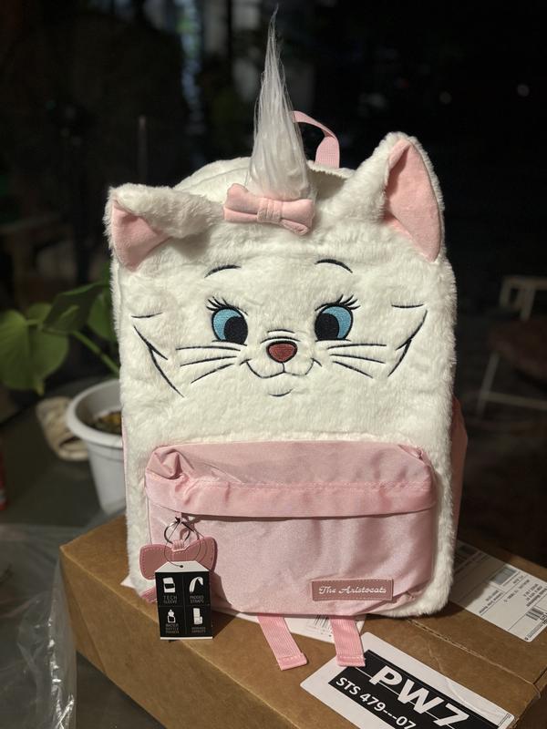 Disney The Aristocats Marie Figural Fuzzy Backpack NEW Disney The Aristocats Marie Figural Fuzzy Backpack | Hot Topic main image 3