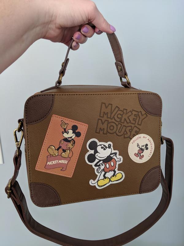 Loungefly disney mickey mouse suitcase bag new arrivals