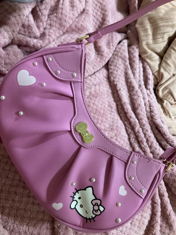 Her Universe Hello Kitty Pink Heart Baguette Bag