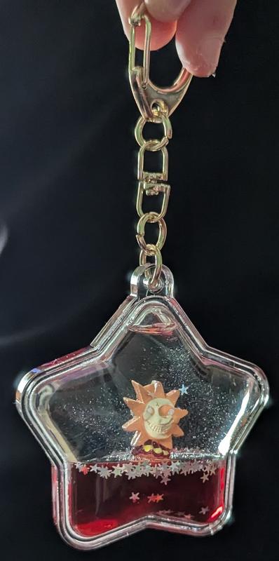 ☆nff☆ star in heart key ring nff1 Beehive Star Enamel Key Ring / Charm by Bonnie & Camille
