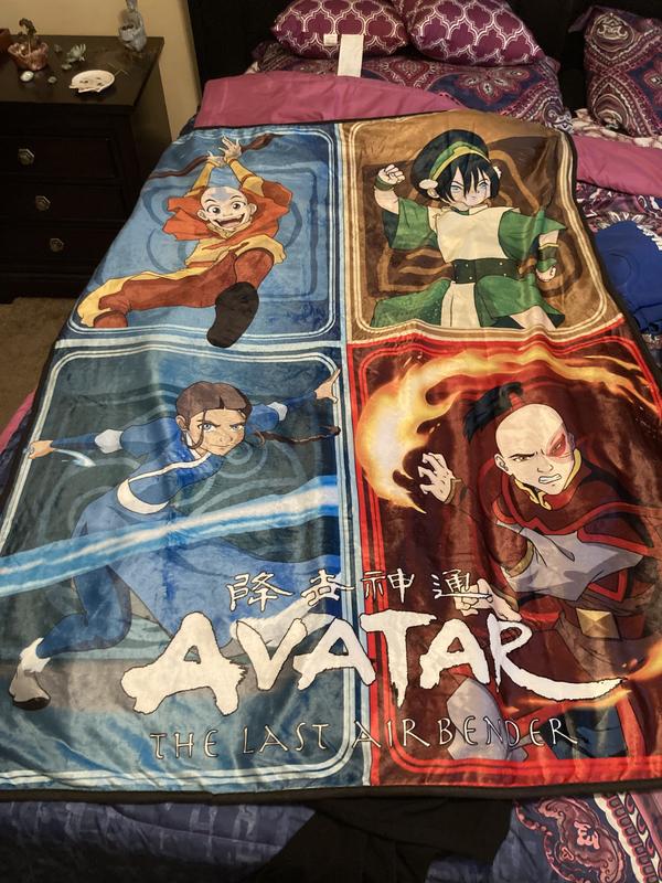 Avatar The Last Airbender Character Grid Throw Blanket Hot Topic