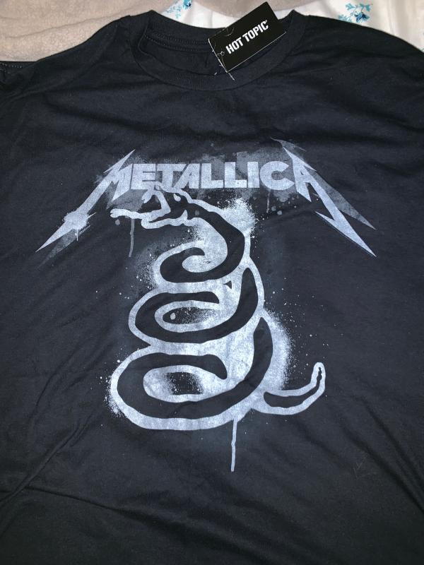 Metallica t shirt outlet black album