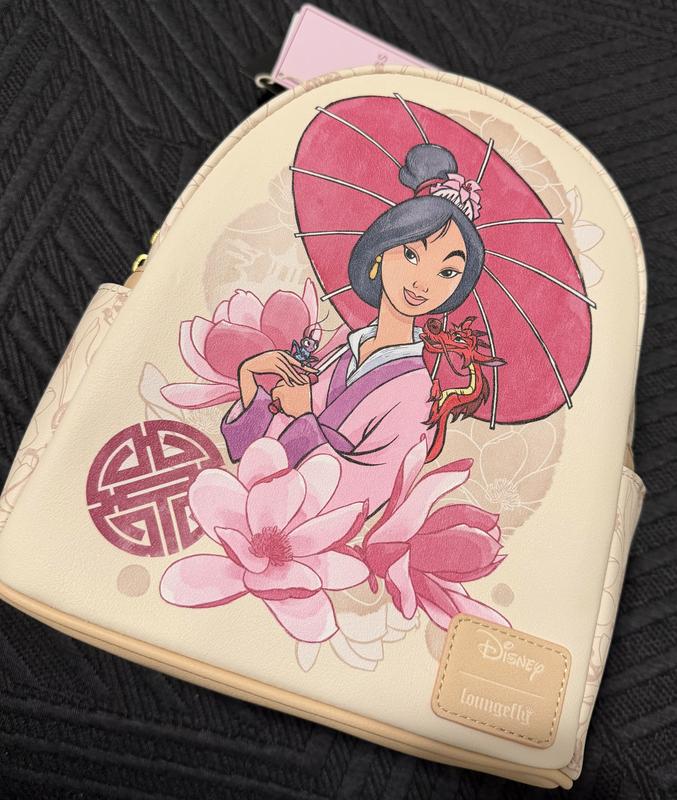 Loungefly Disney Mulan Parasol Mini Backpack | Hot Topic display picture 2