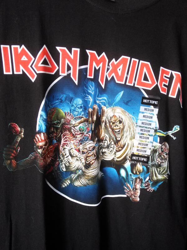 Iron maiden shirt hot hot sale topic