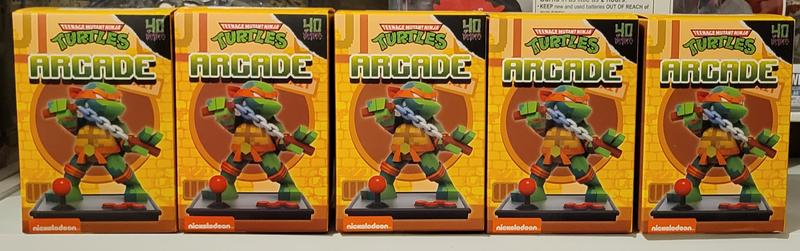 Mighty Jaxx Arcade: Teenage Mutant Ninja Turtles – Box Sorpresa Con Figura Collezionabile In Vinile, 10 Cm, Personaggio Casuale
