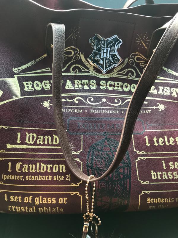 Hogwarts School List トートバッグ Harry Potter Hogwarts School List Bag Maroon Tote With