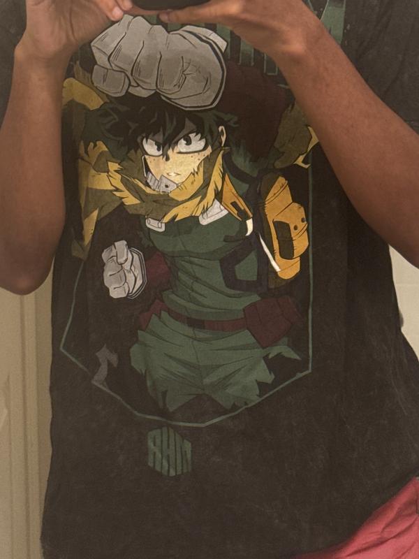 T-Shirt Collector My Hero Academia X Burger King - Personnage DEKU - Taille M - Neuf Avec Étiquette