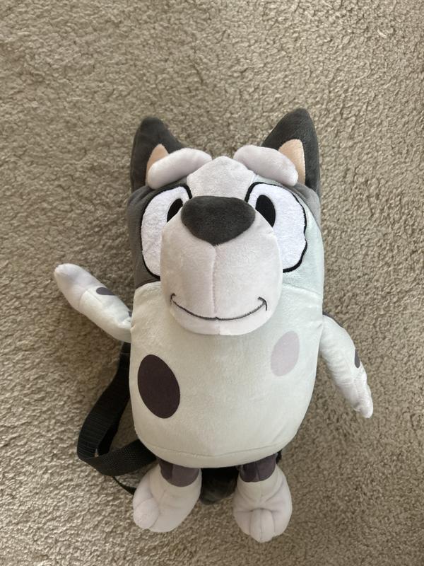 Brand New Disney Bluey Muffin Plush Figural Backpack Zip