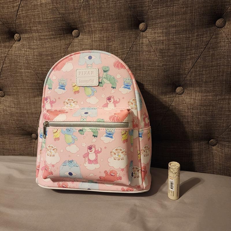 Loungefly Disney Pixar Characters On Clouds Mini Backpack  display picture 2