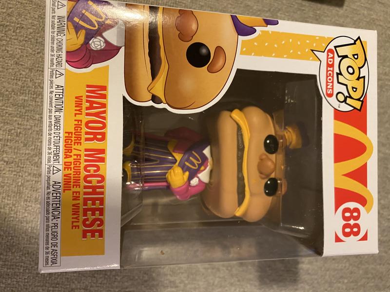 Cool Burger Figure McDonalds Pop! Exclusive Nugget Bundled With Ad Icons Character Chicken Scuba McNugget Rock Ronald Mayor McCheese 3 Items