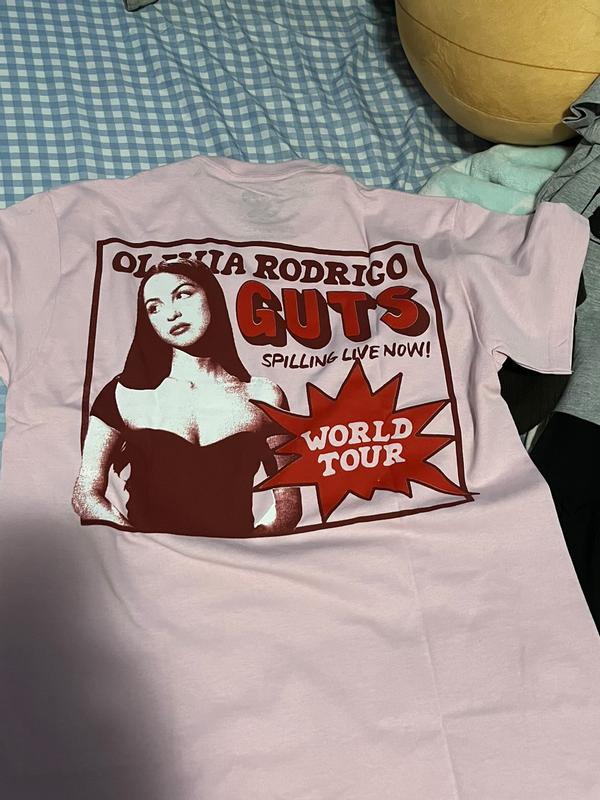 Olivia Rodrigo Guts Tour Pink T-Shirt | Hot Topic