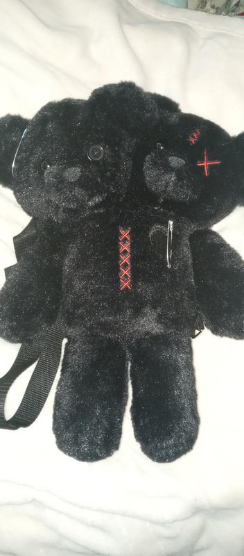 Two Headed Teddy Bear Plush Backpack Guild Of Calamity Gothic