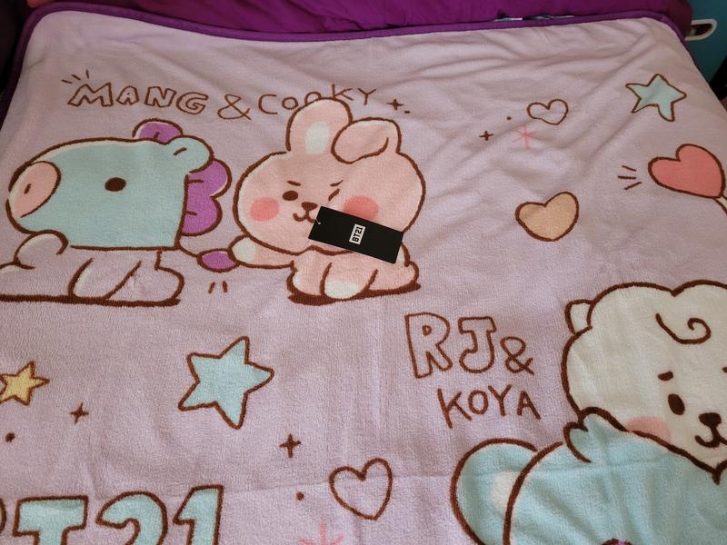 BT21 Baby Lavender Throw Blanket Hot Topic