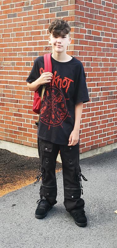 Black Zipper Cargo Strappy Pants | Hot Topic