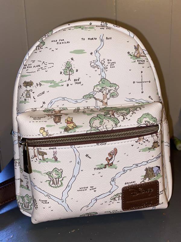 Loungefly disney winnie the pooh hundred acre wood map backpack new arrivals