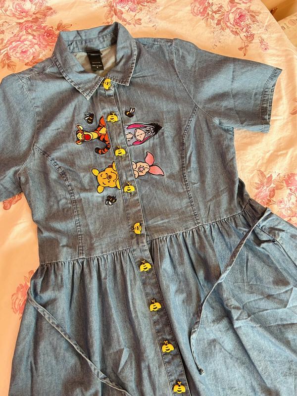 Disney Winnie The Pooh Friends Denim Dress | Hot Topic