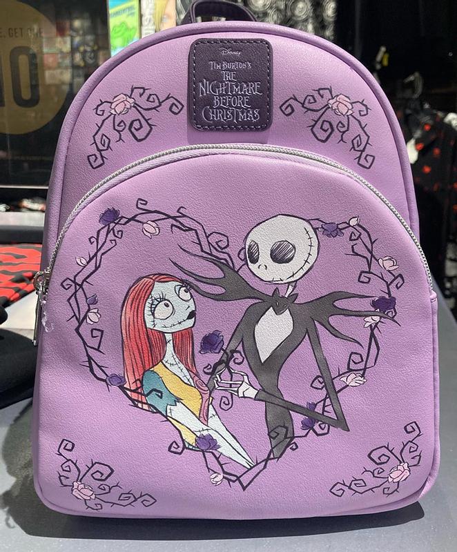 Loungefly The Nightmare Before Christmas Jack & Sally cheapest Thorn Heart Mini Backpack