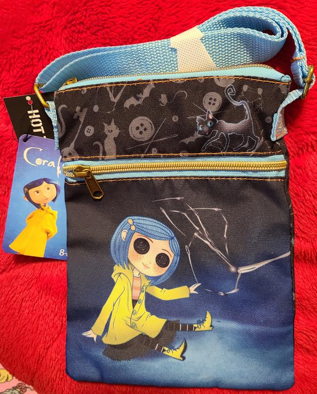 Loungefly Coraline Split Passport Crossbody Bag Hot Topic