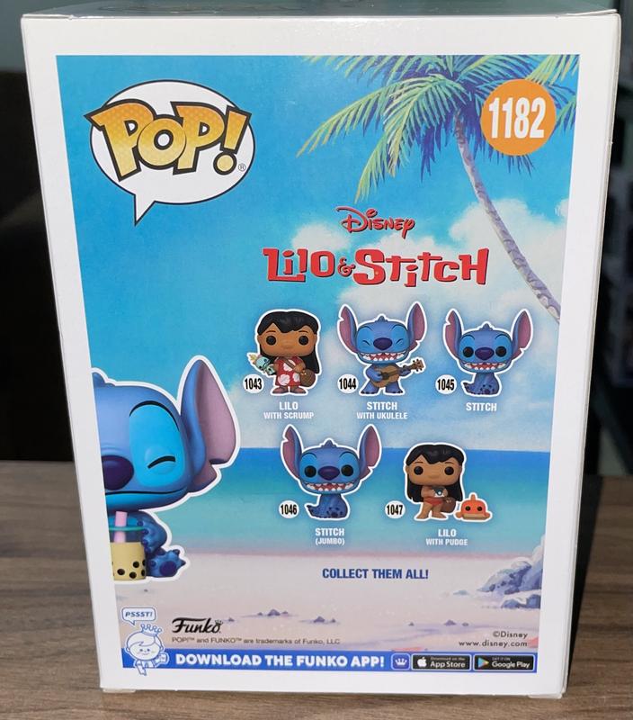 Funko Disney Lilo & Stitch Pop! Stitch (With Boba) Vinyl Figure Hot Topic  Exclusive