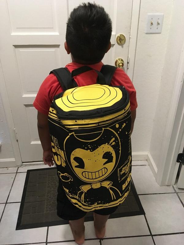 Bendy And The Ink Machine Briar Label Bacon Soup Can Backpack Hot Topic