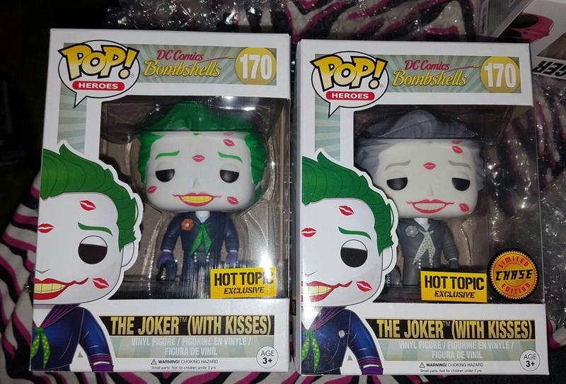 Funko DC Comics Bombshells Pop! Heroes The Joker With Kisses Vinyl