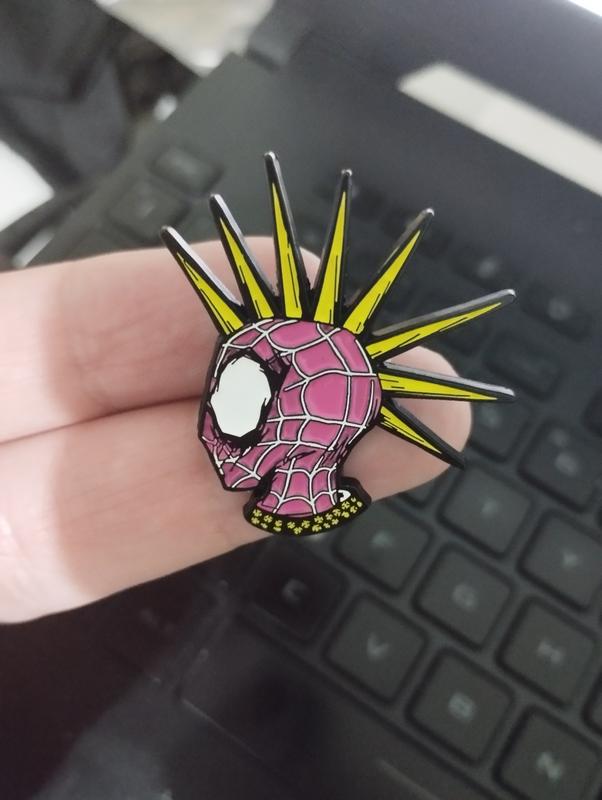 REVENGE OF THE NERD — Spider-Punk enamel pin