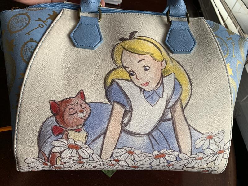 Store Loungefly Disney Alice In Wonderland Sketch Satchel Bag m8