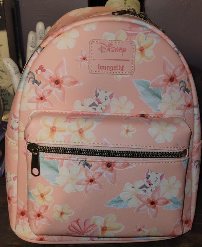 Loungefly Disney Moana Pua & Heihei Floral Mini Backpack