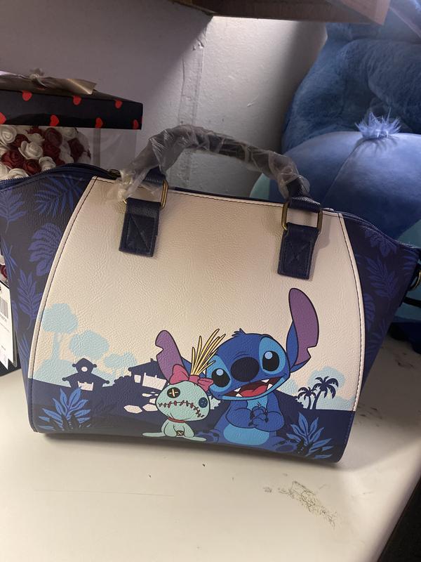 Disney Lilo & Stitch Light Blue Mini Dome Crossbody Bag, Hot Topic