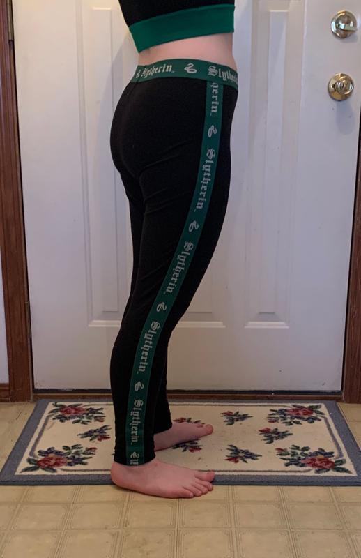 Harry Potter Phoenix Leggings Damen Schwarz M - Baumwolle Elasthan Offiziell Lizenz