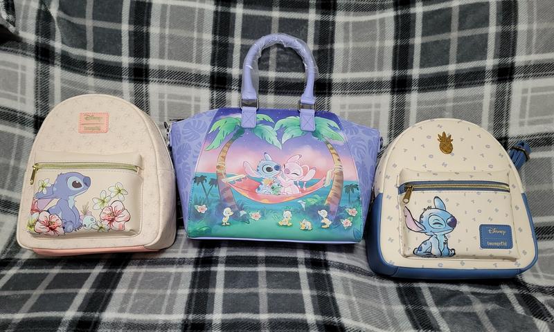 Loungefly Disney Stitch Tropical Flowers Mini Backpack | Hot  display picture 2