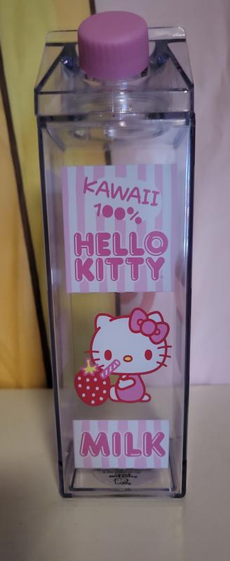 14 oz MILK CARTON WATER BOTTLE CLEAR ACRYLIC